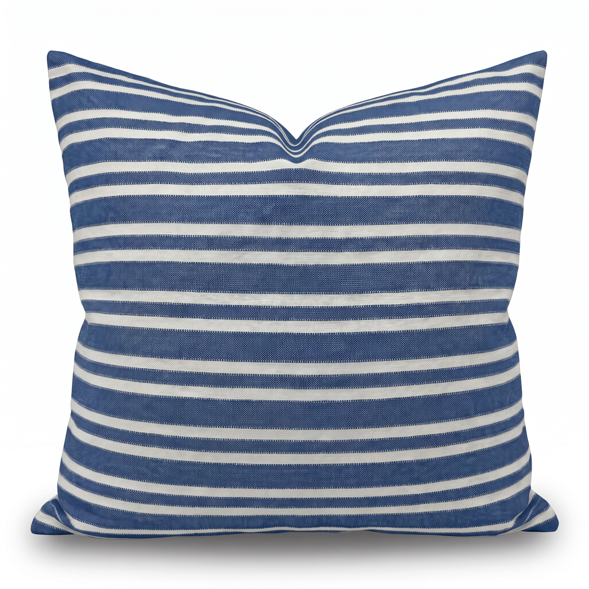 Málaga Kissenhülle 50 × 50 cm – Blau und Beige